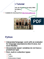 Full Python Tutorial - Dipartimento Di Informatica