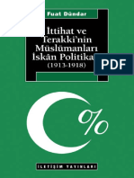 Fuat Dündar İttihat Ve Terakki'Nin Müslümanları İskân Politikası (1913-1918) İletişim Yayınları
