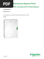 990-6392B Maintenance Bypass Panel Installation - EN