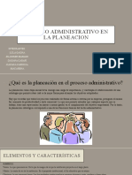 Proceso Administrativo en La Planeacion