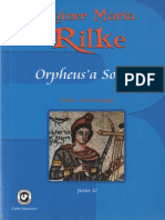 Rainer Maria Rilke Orpheus A Soneler