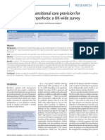 Specialist and Transitional Care Provision For Amelogenesis Imperfecta - A UK-wide Survey