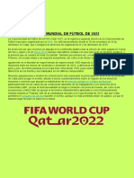 Copa Mundial Qatar 2022