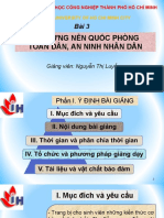 BAI 3. Xây dựng nền quốc phòng toàn dân, an ninh nhân dân