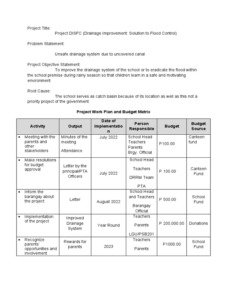 project-work-plan-and-budget-matrix-pdf