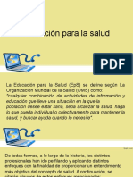 Presentación de Educación para La Salud.