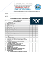 Prosedur Memandikan Pasien