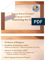 Progress Report For English Language Learners