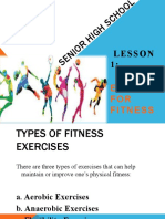 Lesson 1:: Exercise FOR Fitness