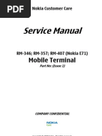 Download Nokia E71 RM-346 RM-357 RM-407 SM L3L4 by Ranjit Kolte SN61189438 doc pdf