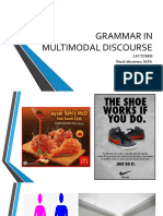 Understandning of Grammar in Multimodal Discourse