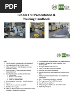 ESD CHECK SHEET | PDF | Power (Physics) | Electronic Engineering