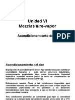 Unidad VI Mezclas aire-vapor: procesos de acondicionamiento del aire