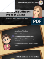 Rws-Identifying Different Types of Claims