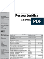 Tabela Tarifas Produtos Servicos PJ Vigencia 30.04.2022