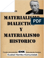 Materialismo Dialectico y Materialismo Historico-K