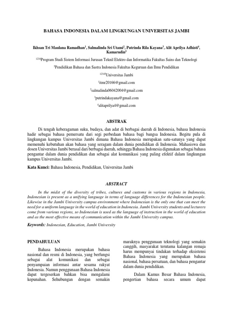 contoh jurnal bahasa indonesia menarik dan bermanfaat untuk mahasiswa