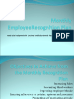 Proposed Employee Recognition Plan
