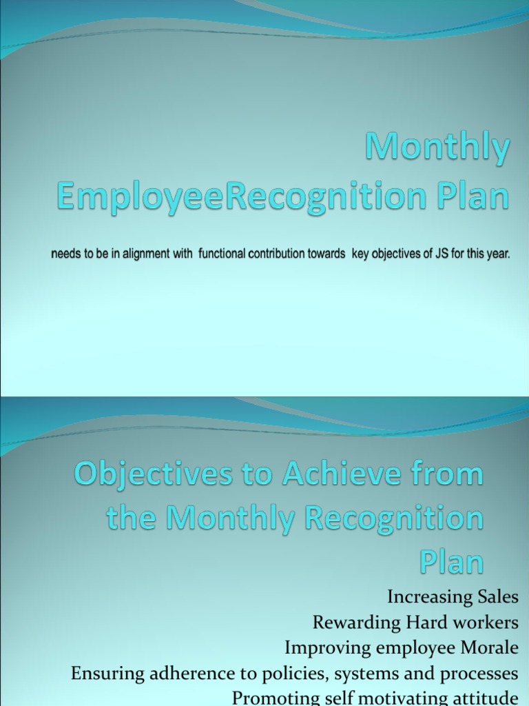 Employee Recognition Program Overview | PDF