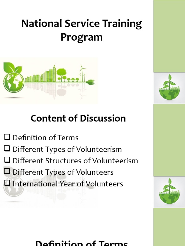 Volunteering intelligence overview