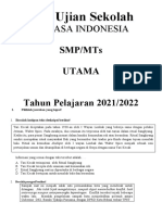 Soal US Bahasa Indonesisa 2022