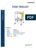 Trolley Injeksi Stainless 2 Rak Indomed