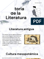 Linea Del Tiempo-Literatura