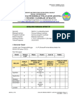 Analisis Minggu Efektif