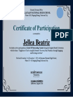 Certificates For Participation Newscasting