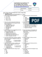 Soal UTS PENJAS KELAS X ATP, TBSM 1, TBSM 2, MULTI MEDIA