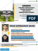 Urgensi Dokumen Perencanaan Dalam Penguatan Tata Kelola Pemerintahan Daerah 021222