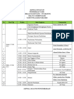 Jadwal Kegiatan Pta