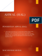 Ahwal (Hal)