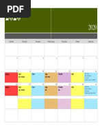 LIIFT4 Workout Calendar | PDF | Arm | Sports