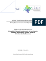 El Papel Del TC y de Los Tribunales Ordinarios en Un Contexto de Tutela Multinvel de Los Df. Quadra SALCEDO