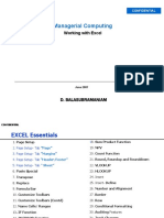 Excel Essentials for Managers