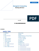 NITIE Training 2007 - Excel 2.0