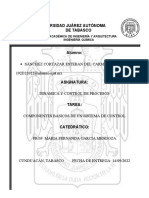 Tarea - 1 - Parcial - 1 - Componentes Basicos de Un Sistema de Control