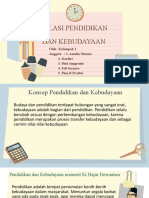 Relasi Pendidikan Dan Kebudayaan