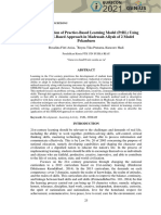 ANISA-Implementation of Practice-Based Learning Model (PRBL) Using STREAM-Based Approach in Madrasah Aliyah of 2 Model Pekan Baru