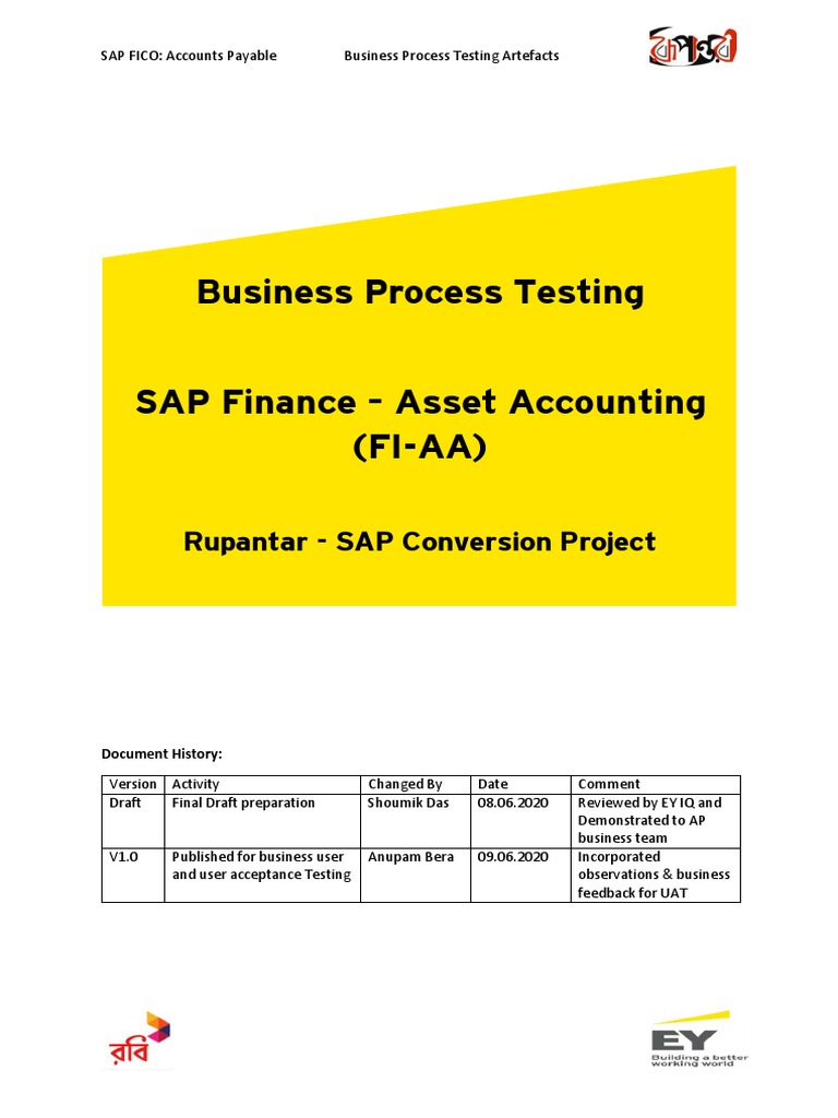 SAP FICO Accounts Payable Testing Guide | PDF | Budget | Accounts Payable