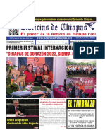 Periódico Noticias de Chiapas, Edición Virtual Sábado 03 de Diciembre de 2022