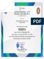 Salinan Sertifikat Joko Hendriyanto Saputra. S.PD Webinar APKS PGRI 17 Juli 2021