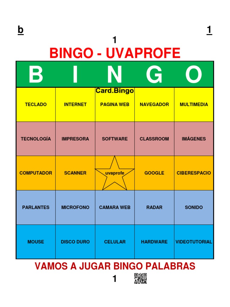 Bingo de Tecnología y Hardware | PDF | Hardware de la computadora | Red ...