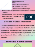 Concept of Stratification