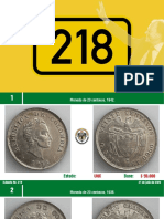 Subasta monedas y medallas históricas