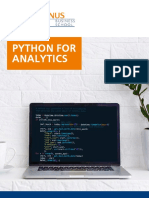 Python for Analytics: Master Data Skills