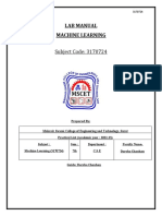 ML Lab Manual Sem-7