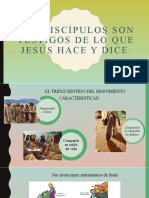 Los Discípulos Son Testigos de Lo Que Jesús