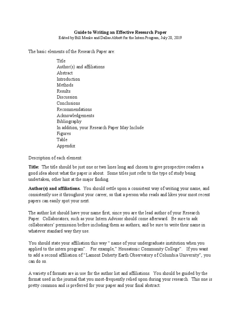Research Paper Guidelines | PDF | Earthquakes | Statistical Inference